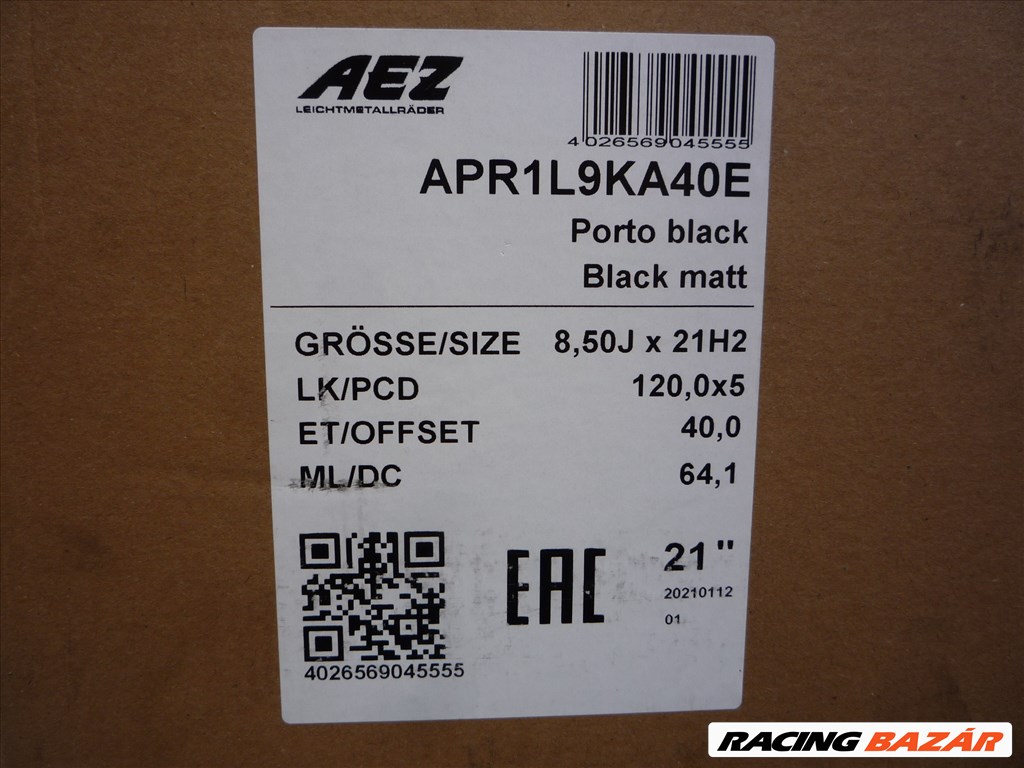 21-es Aez kétszéles alufelni garnitúra 5X120 Tesla / BMW 3. kép