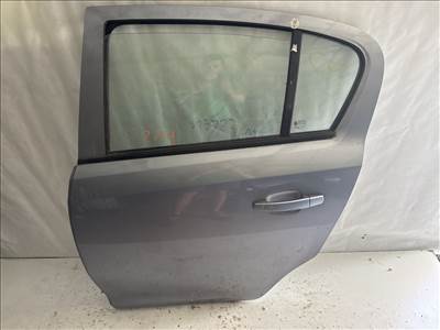 13722 Opel Corsa D Bal hátsó Ajtó Szürke  Z179 a képen látható sérüléssel