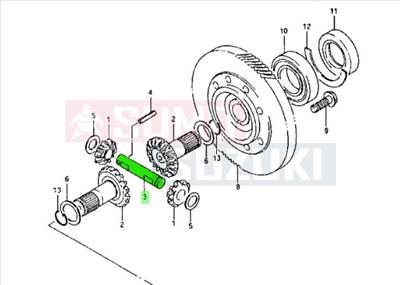 Maruti 800 bolygókerék tengely 27351-72000