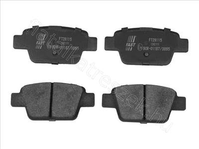 Fékbetét hátsó - BRAVO, MULTIPLA, MITO, STILO, DELTA, LINEA - FT29115, GDB1485 -  - Fastoriginal Utángyártott új GDB1485