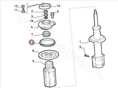 Toronycsapágy porvédő gyűrű - Boxer Jumper Ducato - 1320987080  1320987080