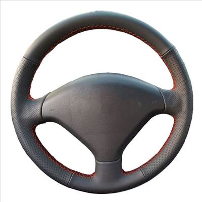 Peugeot 307 bőr kormányvédő – méretpontos, varrható kivitel