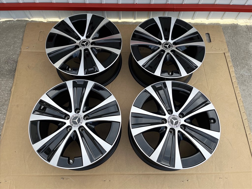 Mercedes W213 18" 5x112 gyári bicolor alufelni 18 coll C CLA E 5. kép