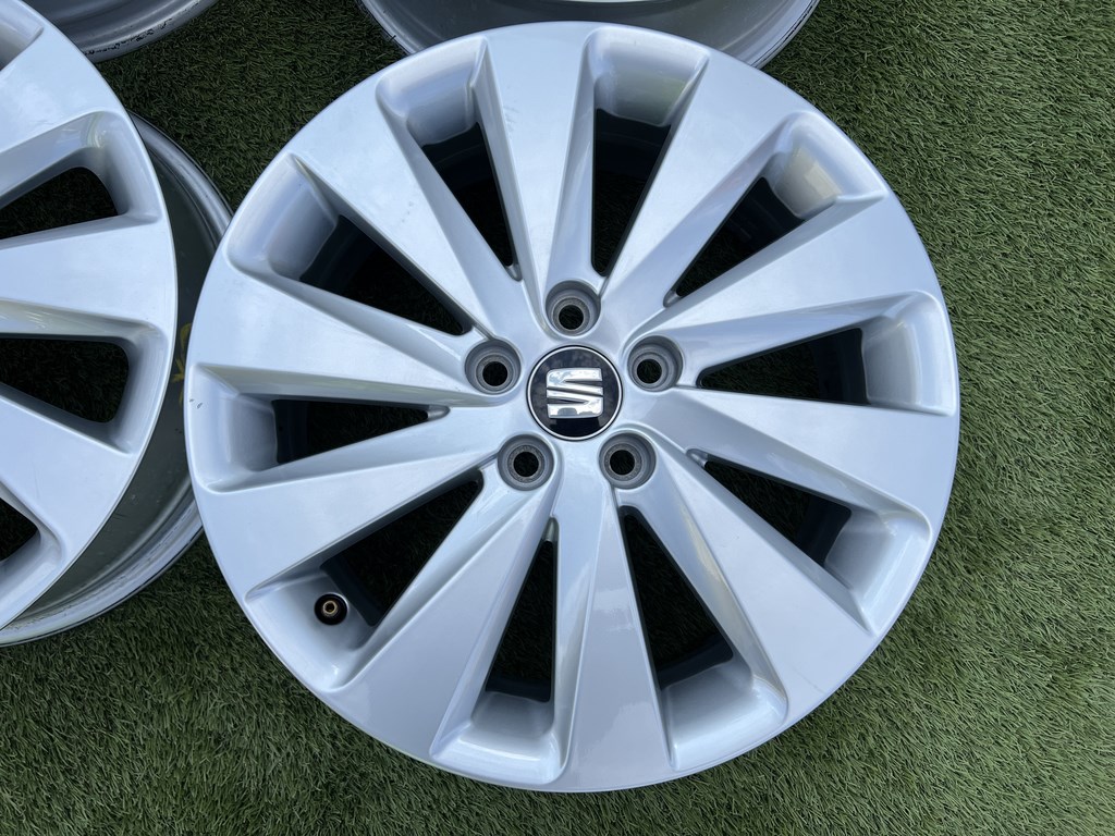 5x100 16" Seat gyári alufelni 6Jx16h2 ET45 3. kép