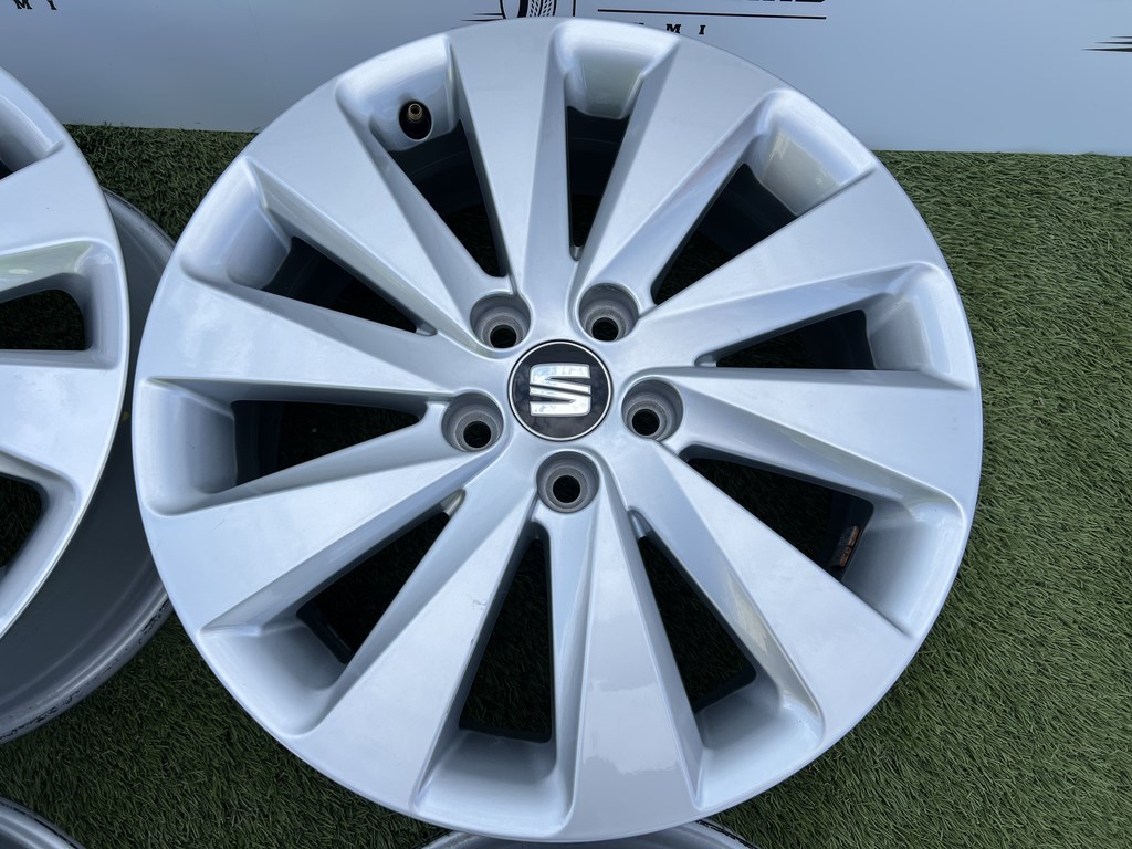 5x100 16" Seat gyári alufelni 6Jx16h2 ET45 4. kép