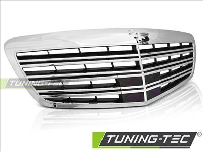 MERCEDES W221 09-13 S65 AMG CHROME BLACK  Tuning-Tec Hűtőrács