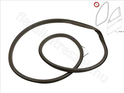 Ajtókéder első Giulia - GIULIA - 50543587, 50532585 -  - FIAT eredeti Eredeti új 50543587