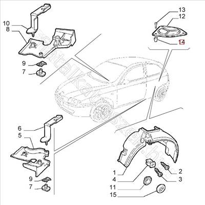 Patent - REGATA, GIULIA, PUNTO, GT, 146, TIPO - 5757553, 7518FZ -  - FIAT eredeti Eredeti új 5757553