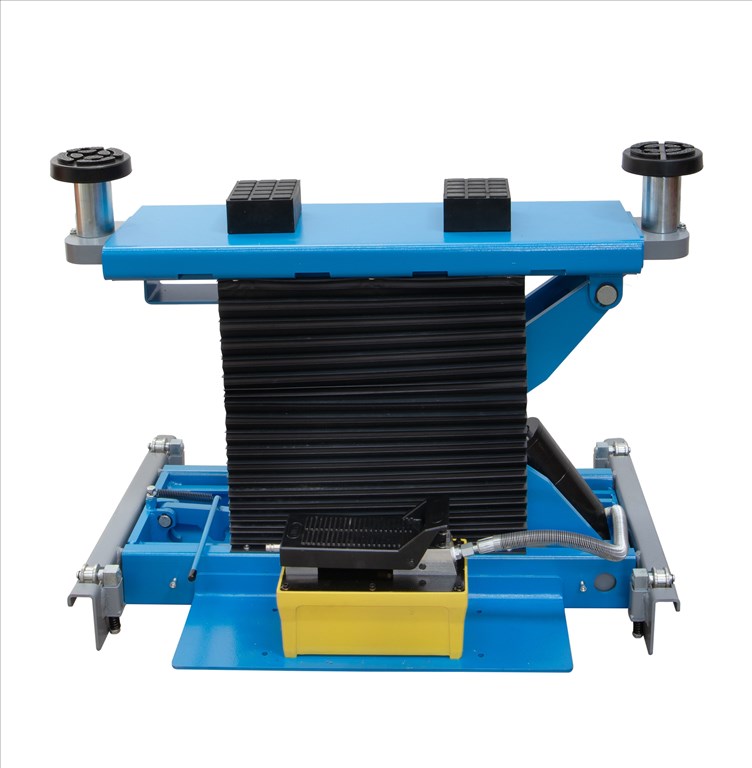 Lincos Aknaperem emelő, ollós, pneumatikus pumpa, 3t teherbírás - RX30Q 1. kép