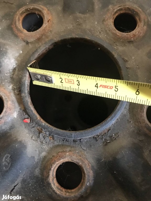  5x100 lyukosztású 16" használt lemezfelni, rajta 205/55 használt Matador téli gumi gumi  3. kép