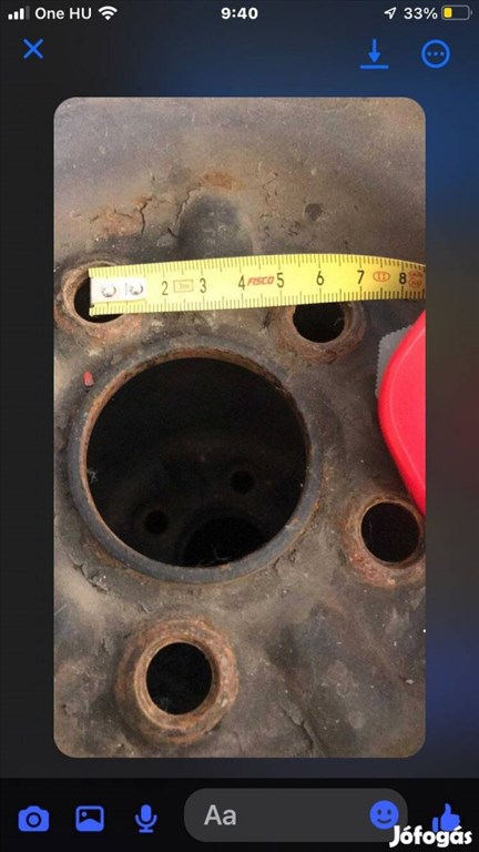  5x100 lyukosztású 16" használt lemezfelni, rajta 205/55 használt Matador téli gumi gumi  8. kép