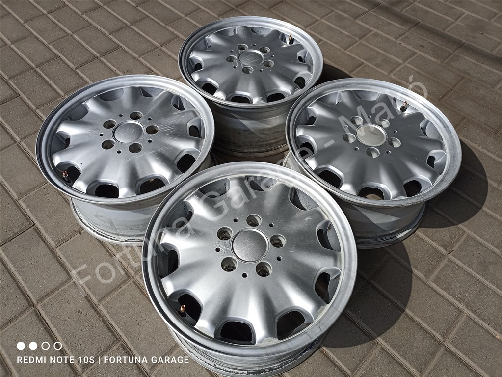 5x112 15" Mercedes-Benz (W210) használt alufelni garnitúra 2. kép