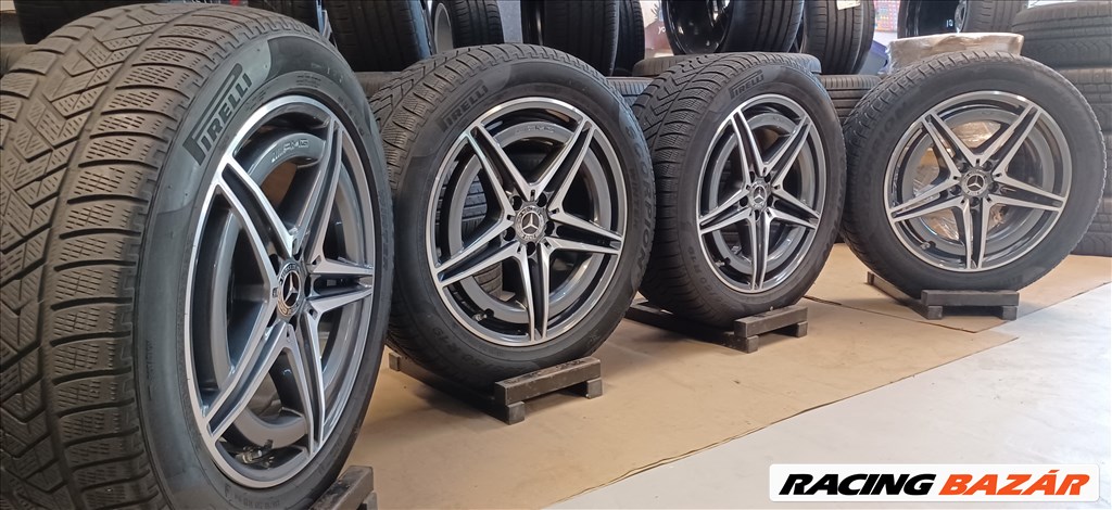 Mercedes W293 Eqc 7,5-8x19 ET32-34 235/55 R19 - 255/50 R19 téli gumikkal 4db 7. kép