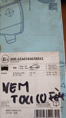 Mazda fékbetét a típusok a képek között