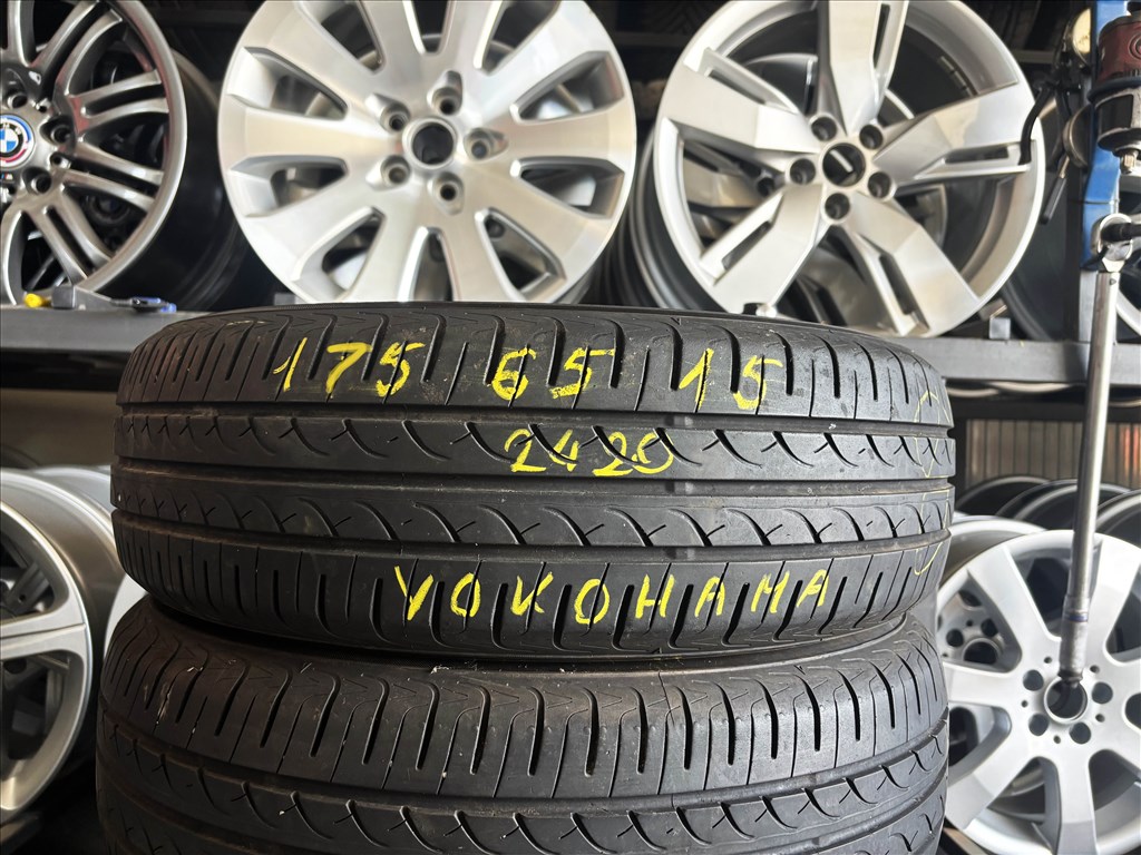 175/65 r15 Yokohama dot2420 nyárigumi 4db eladó 175/65r15 garnitúra 1. kép