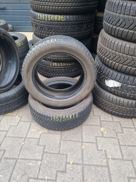  195/5516" újszerű Yokohama W Drive V905 téli gumi 2db  2. kép