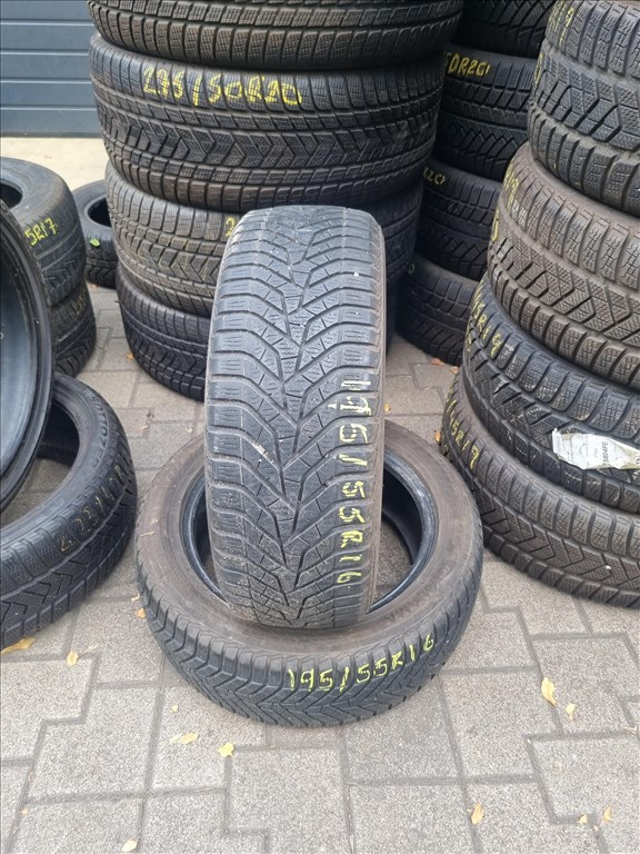  195/5516" újszerű Yokohama W Drive V905 téli gumi 2db  3. kép