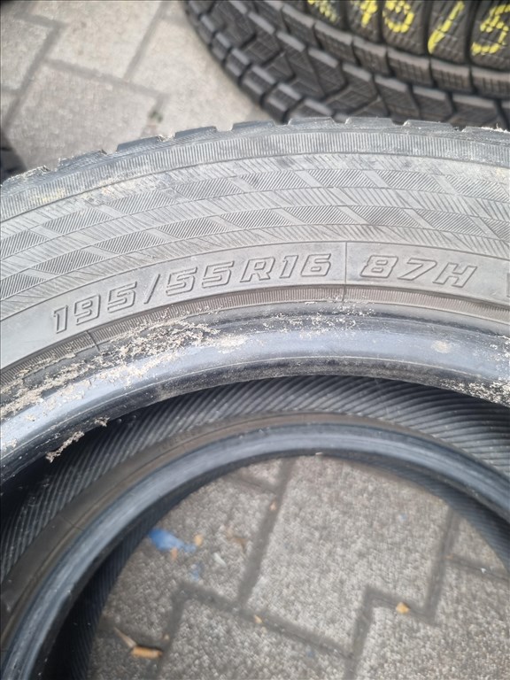  195/5516" újszerű Yokohama W Drive V905 téli gumi 2db  6. kép