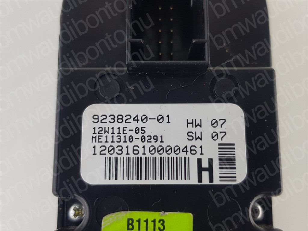 BMW 5 (F10) Sofőr oldali (négyes / kettes) elektromos ablakemelő kapcsoló (9238240, 61319238240, 61319241956, 61319179915) 2. kép