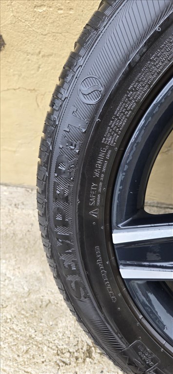  5x112 lyukosztású 18" használt alufelni, rajta 235/60 használt gumi  3. kép