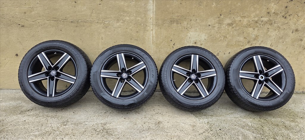  5x112 lyukosztású 18" használt alufelni, rajta 235/60 használt gumi  6. kép