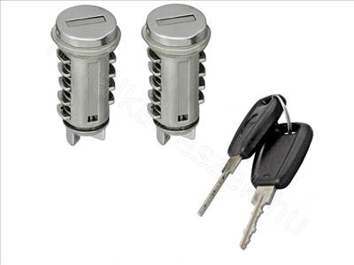 Fiat 500 ajtóhoz 2 zárbetét + 2 kulcs - 500, 500C - MI.80/1224 -  - MIRAGLIO Utángyártott új 80/1224