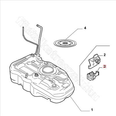 Rögzítő patent - COMPASS, RENEGADE, MITO, GRANDE, 500X, PUNTO - 55700908 -  - FIAT eredeti Eredeti új 55700908