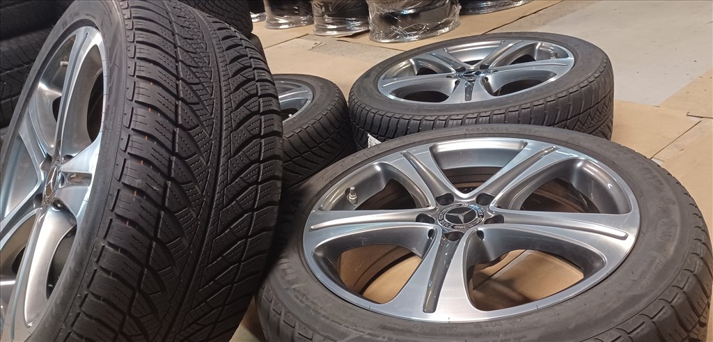 Mercedes W213 E 5x112 8x18 245/45 R18 téli gumikkal 4db 3. kép