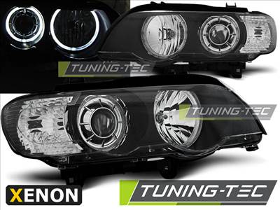 BMW X5 E53 09.99-10.03 LED LED ANGEL EYES XENON BLACK Tuning-Tec Fényszóró