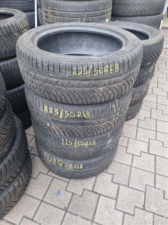  225/5018" újszerű Michelin Pilot Alpin PA4 téli gumi 4db  1. kép