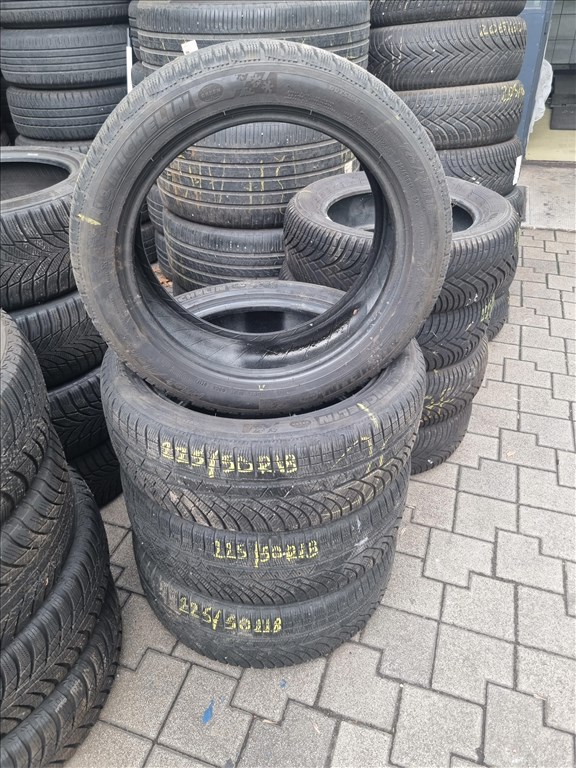  225/5018" újszerű Michelin Pilot Alpin PA4 téli gumi 4db  2. kép