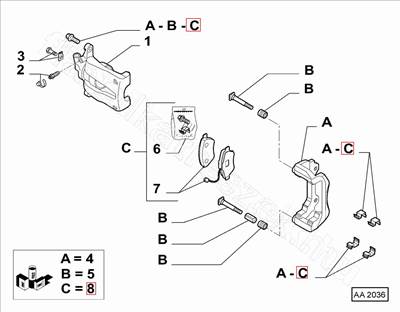 Első fékbetét készlet 500L - 500L - 77366481, 77361130 -  - FIAT eredeti Eredeti új 77366481