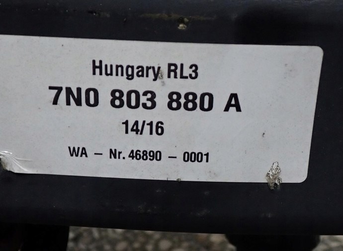 Volkswagen Sharan II Seat Alhambra gyári Oris vonóhorog 7N0803880A 4. kép