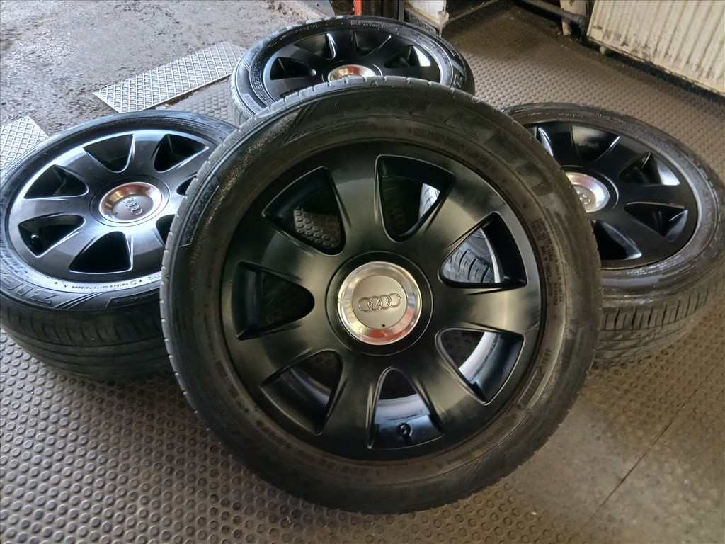  5x112 7x16 Et42 57.1 gyári alufelni, 205/55 nyári Falken 2019 2. kép