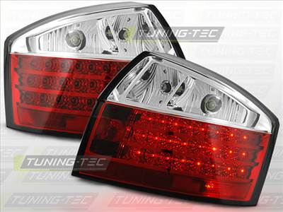 AUDI A4 10.00-10.04 RED WHITE LED  Tuning-Tec Hátsó Lámpa