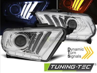 FORD MUSTANG V 10-13 TUBE LIGHT CHROME Tuning-Tec Fényszóró