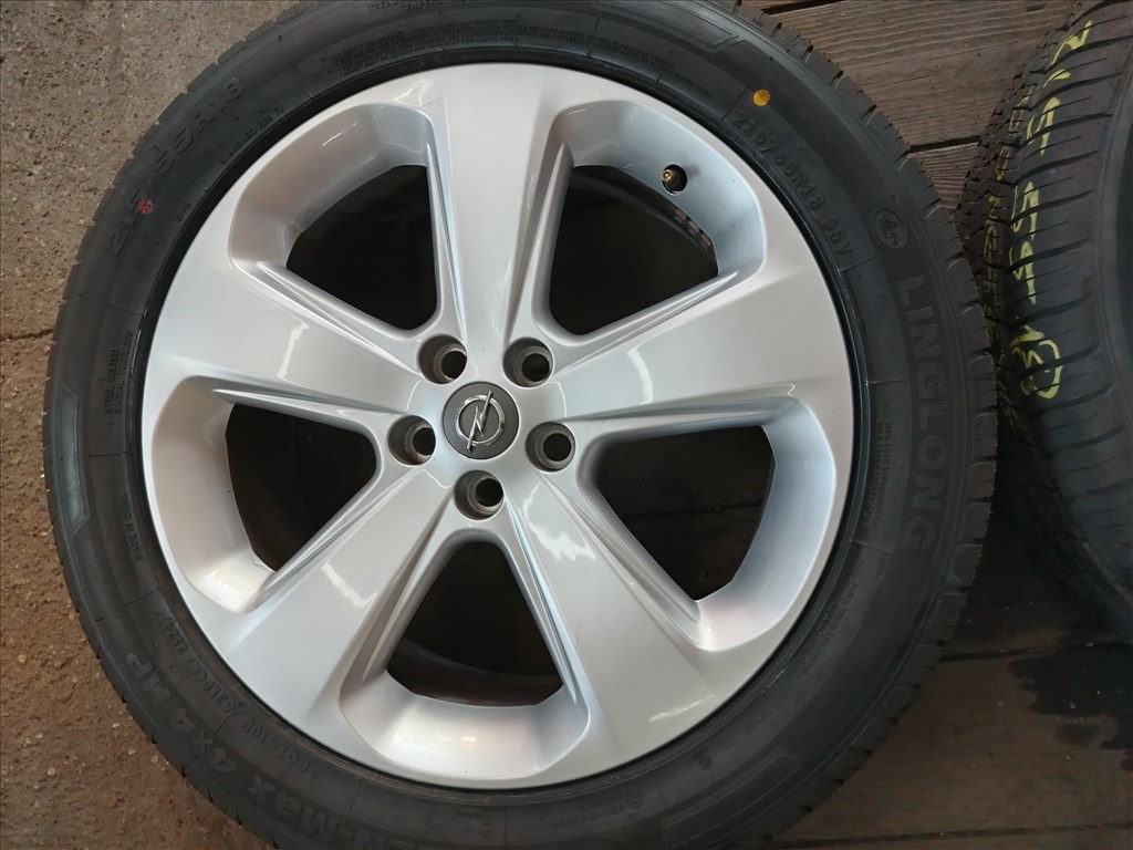  OPEL MOKKA 5x105 18" aluufelni, 215/55 új Linglong nyári gumi gumi *ár/szett 4. kép