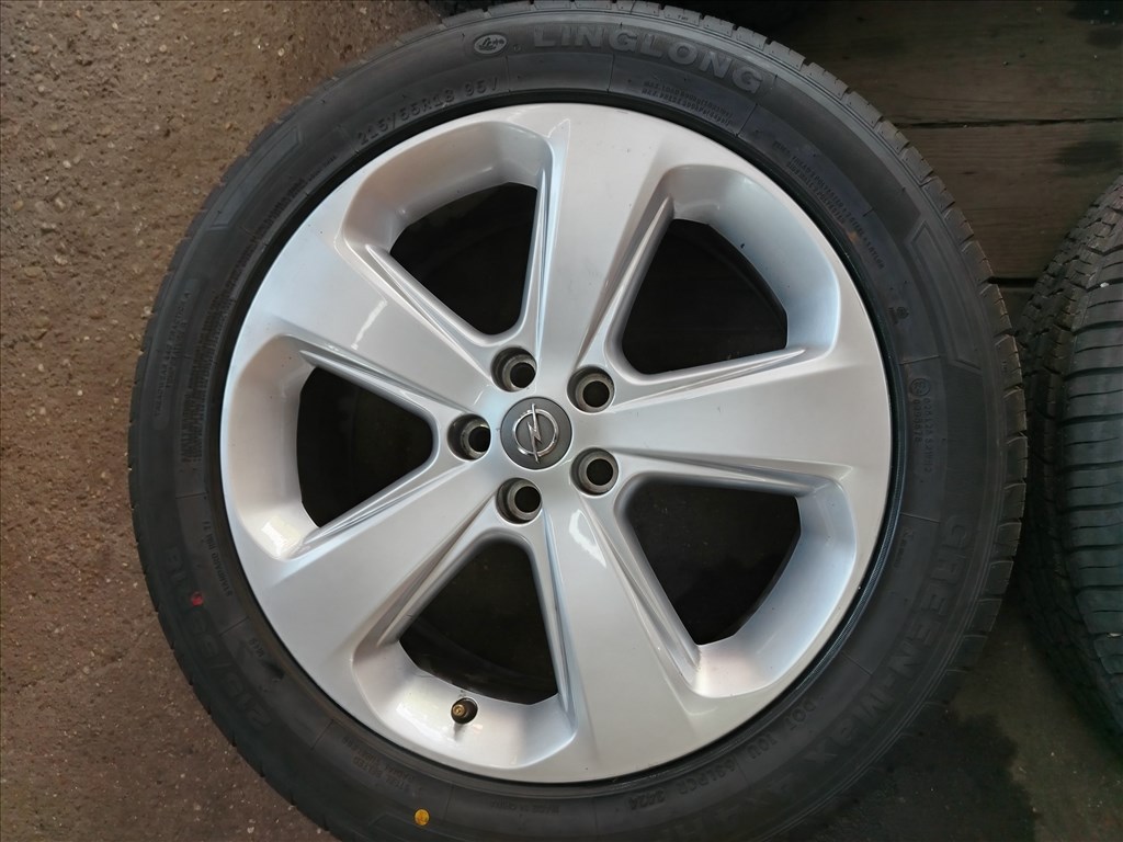  OPEL MOKKA 5x105 18" aluufelni, 215/55 új Linglong nyári gumi gumi *ár/szett 5. kép