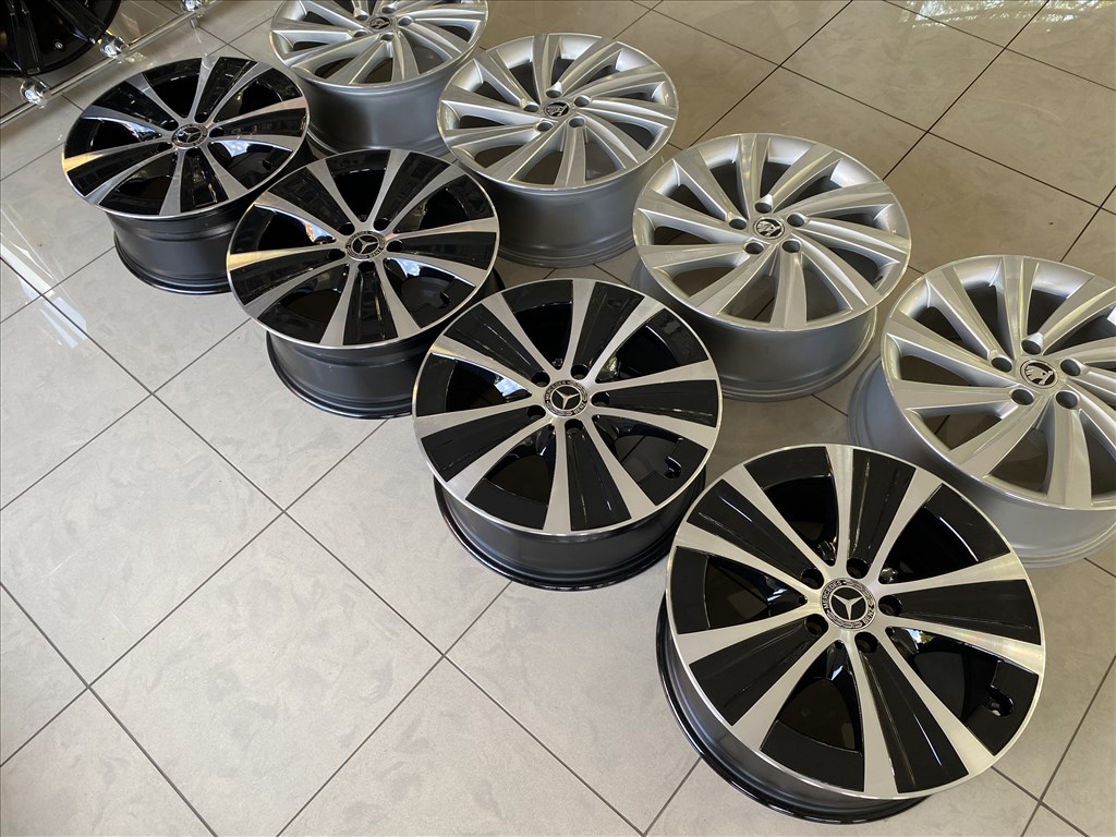 (3784) Mercedes 18 gyári alufelni felni, 5x112, E osztály 3. kép