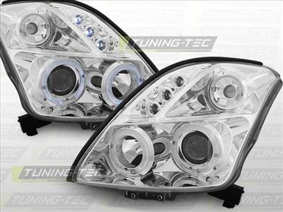 SUZUKI SWIFT 05.05-10 ANGEL EYES CHROME Tuning-Tec Fényszóró