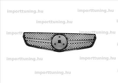 Mercedes E C207 A207 2009-2013 Króm & Fekete Hűtőrács