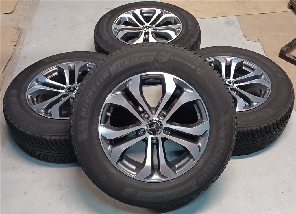  Mercedes W253 GLC klasse 7,5x17 5x112 235/65 R17 téli gumikkal 4db 2. kép