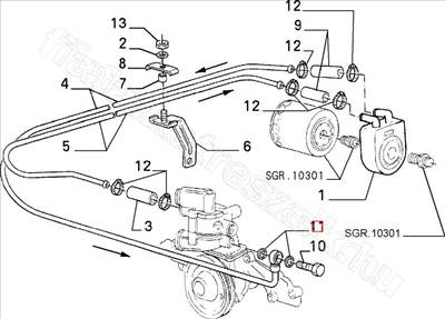 Alátét 16X22X1,5 - REGATA, GIULIA, DAILY, PUNTO, GT, 146 - 10257060, 60800576 -  - FIAT eredeti Eredeti új 10257060