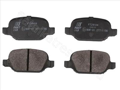 Fékbetét hátsó - 156, 147, LINEA, LYBRA, GT - FT29104, 77362276 -  - Fastoriginal Utángyártott új 77362276