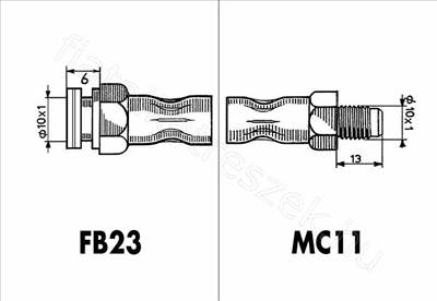 KUPLUNG ÉS FÉKCSÖ  DUCATO      FIAT - FORTWO, C25, 18, J5, DUCATO, FUEGO - AK.8408 -  - Akron Utángyártott új 8408