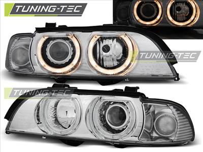 BMW E39 Angel Eyes 09.95-06.03 D2S/H7 CHROME  SEDAN/TOURING Tuning-Tec Fényszóró