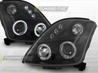 SUZUKI SWIFT 05.05-10 ANGEL EYES BLACK Tuning-Tec Fényszóró