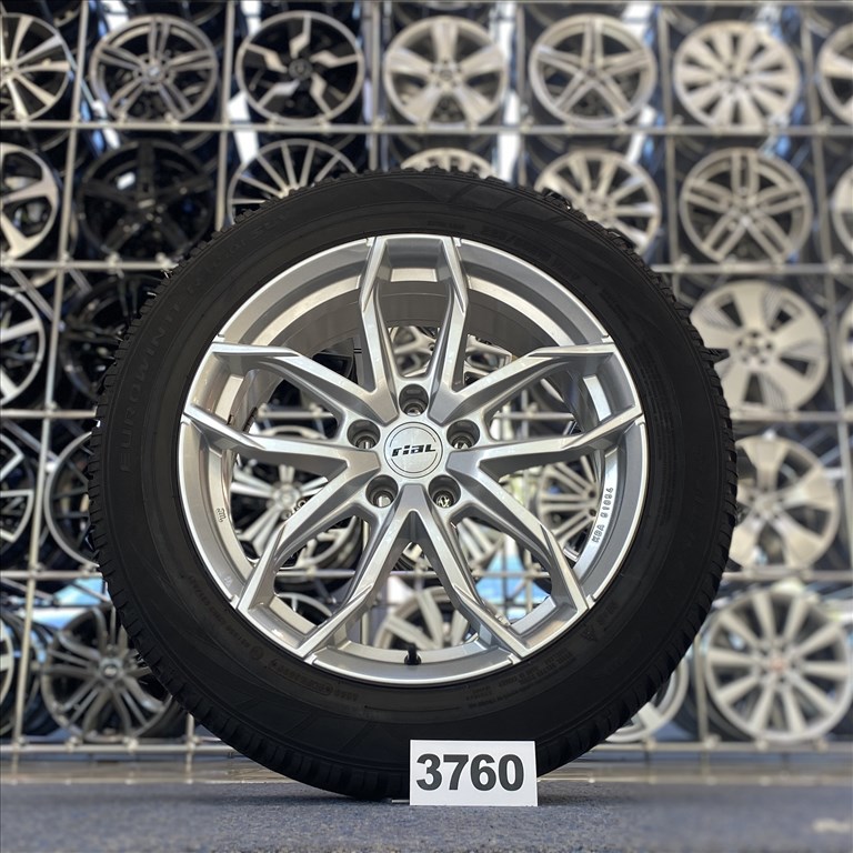 (3760)  Rial 18 alufelni felni, 5x112, 225/55 R18 téli gumi, A6 1. kép