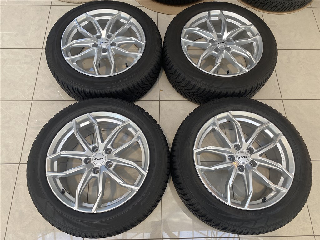 (3760)  Rial 18 alufelni felni, 5x112, 225/55 R18 téli gumi, A6 3. kép