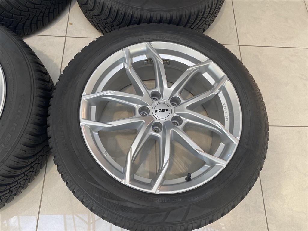 (3760)  Rial 18 alufelni felni, 5x112, 225/55 R18 téli gumi, A6 4. kép